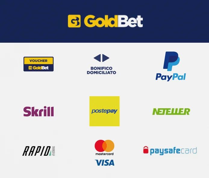 Cashout GoldBet e Deposito Metodi