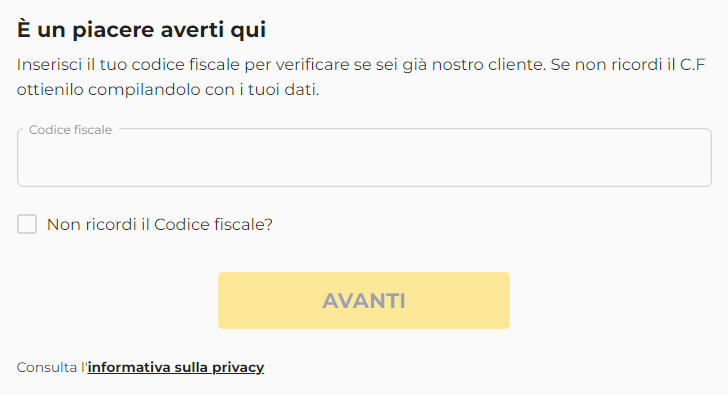 Il primo passo prima della registrazione al GoldBet Casinò